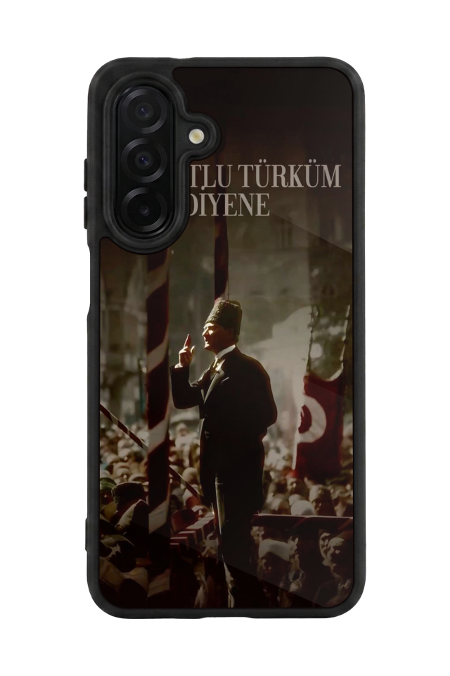 Samsung Galaxy A56 Uyumlu Mustafa Kemal Ataturk Tasarımlı Glossy Premium Kılıf