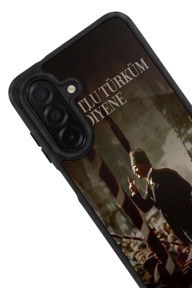Samsung Galaxy A56 Uyumlu Mustafa Kemal Ataturk Tasarımlı Glossy Premium Kılıf