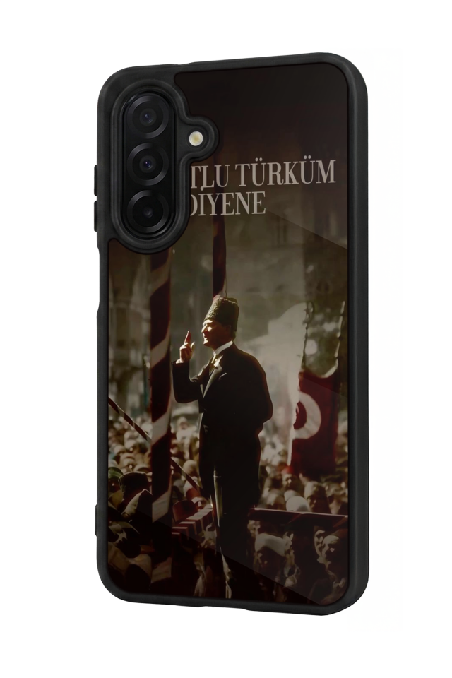 Samsung Galaxy A56 Uyumlu Mustafa Kemal Ataturk Tasarımlı Glossy Premium Kılıf