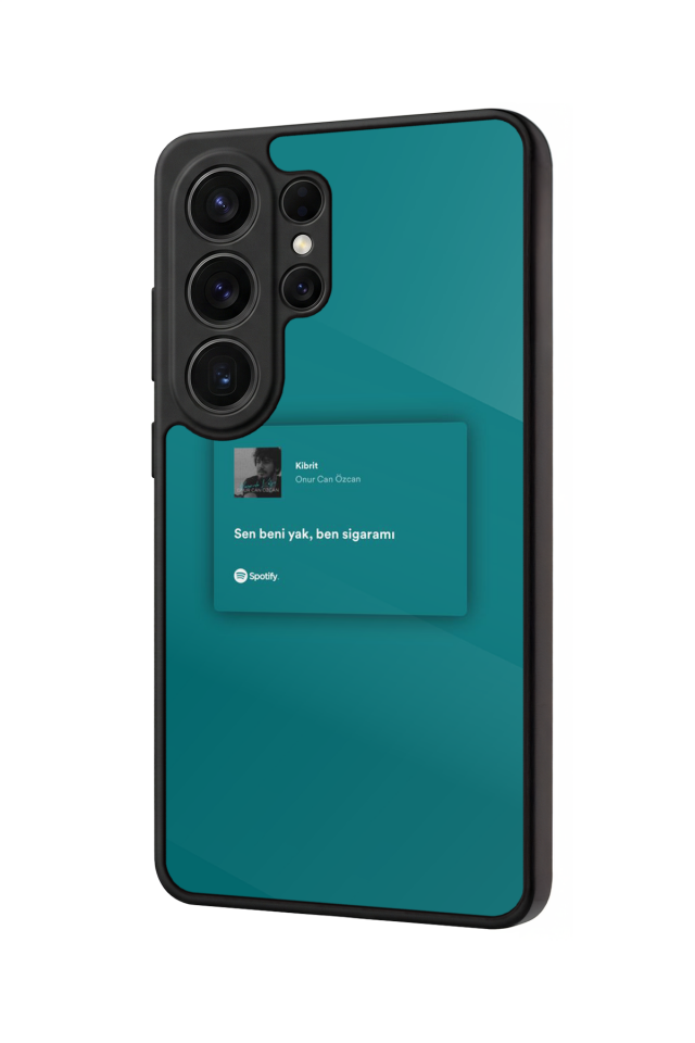 Samsung Galaxy S26 Ultra Uyumlu Sarki Sozleri Tasarımlı Glossy Premium Kılıf