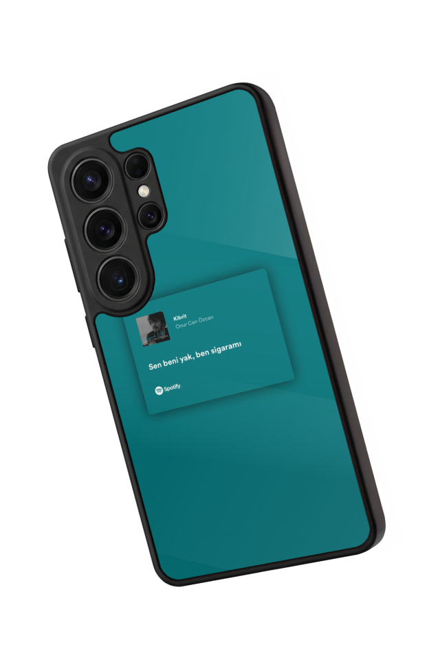 Samsung Galaxy S26 Ultra Uyumlu Sarki Sozleri Tasarımlı Glossy Premium Kılıf