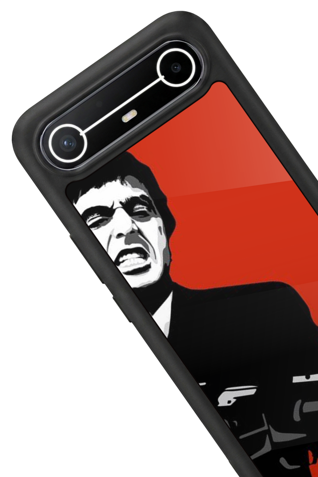 Tecno Spark Slim 5G Uyumlu Scarface Tasarımlı Glossy Premium Kılıf