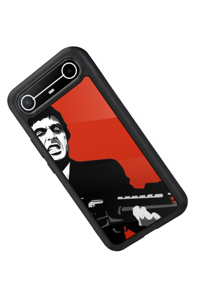 Tecno Spark Slim 5G Uyumlu Scarface Tasarımlı Glossy Premium Kılıf