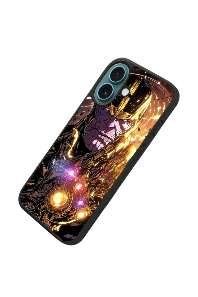 iPhone 16 Plus Uyumlu Thanos Tasarımlı Glossy Premium Kılıf
