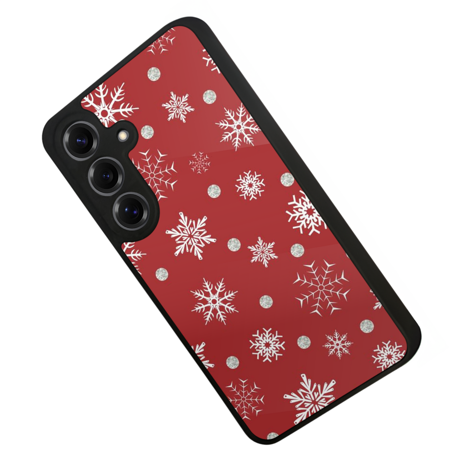 Samsung Galaxy S25 Uyumlu Yilbasi Christmas Tasarımlı Glossy Premium Kılıf