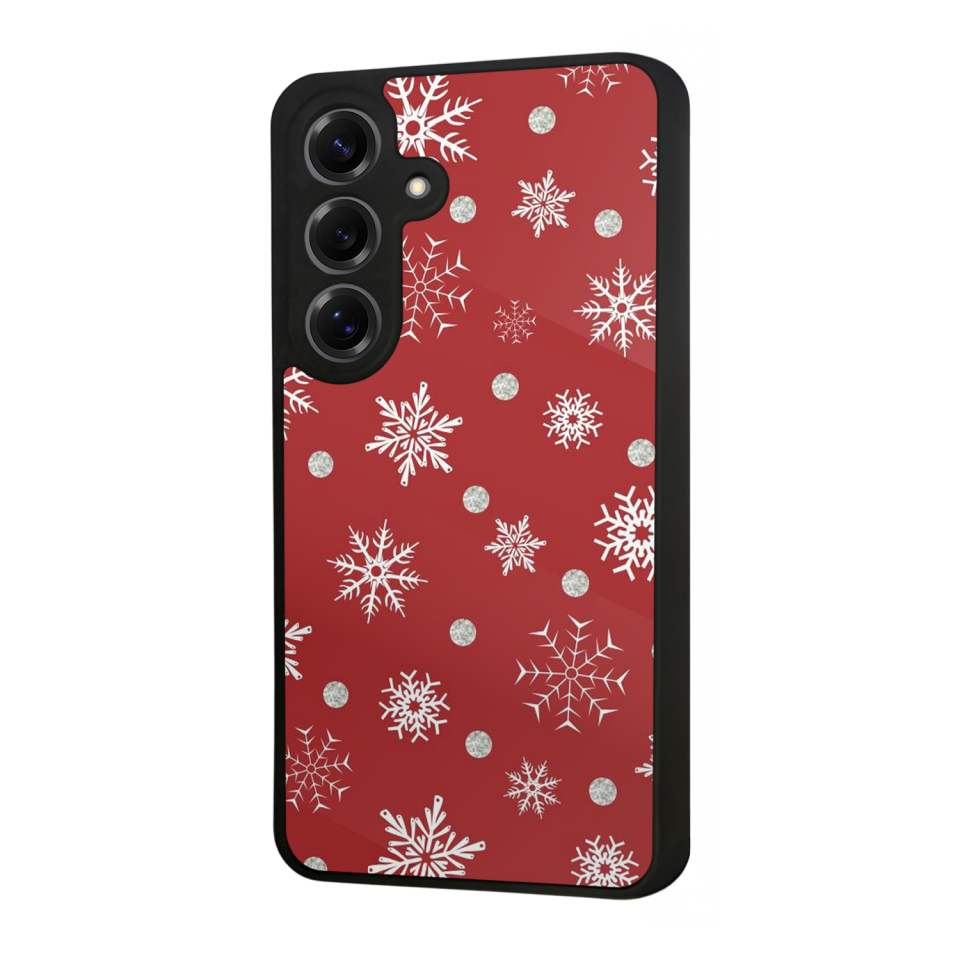 Samsung Galaxy S25 Uyumlu Yilbasi Christmas Tasarımlı Glossy Premium Kılıf