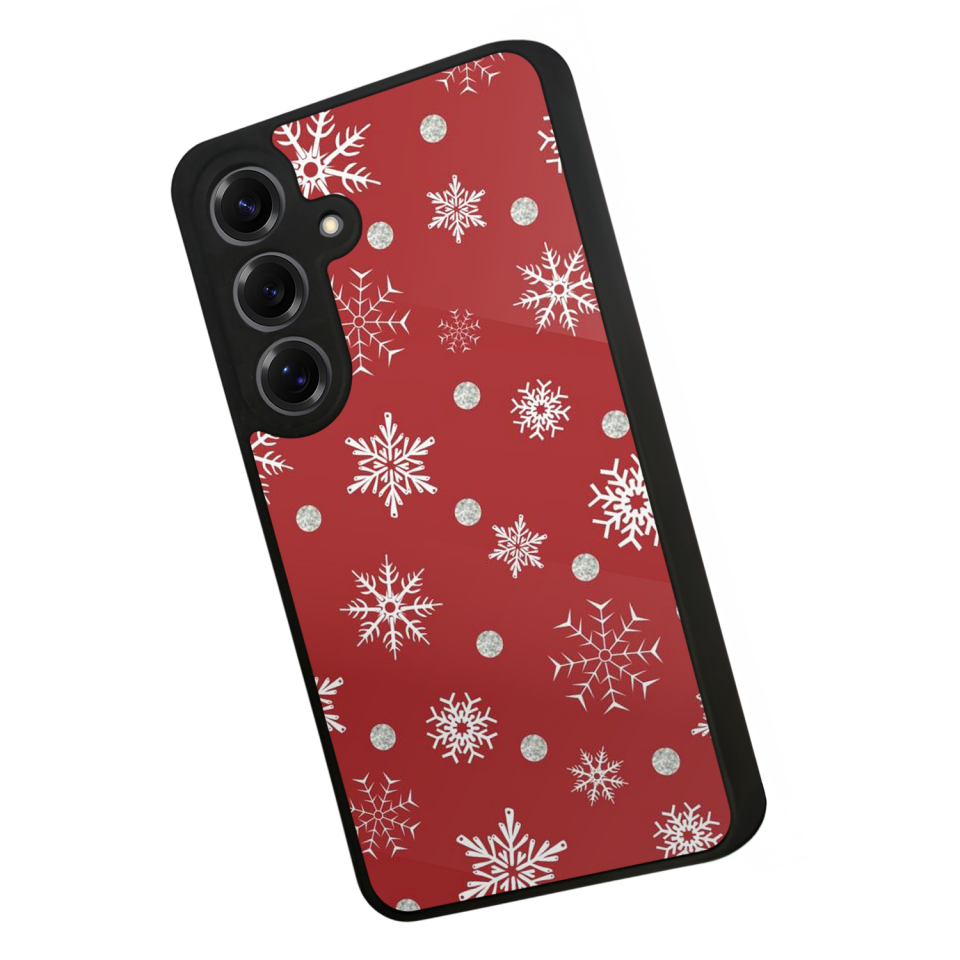 Samsung Galaxy S25 Uyumlu Yilbasi Christmas Tasarımlı Glossy Premium Kılıf