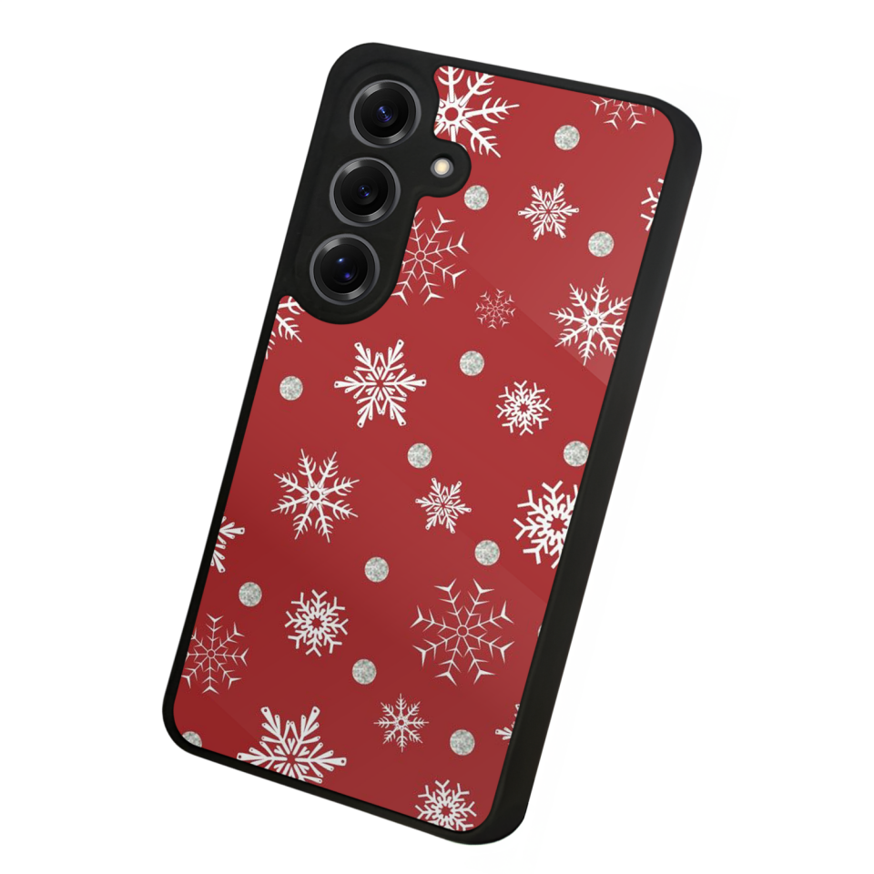 Samsung Galaxy S25 Uyumlu Yilbasi Christmas Tasarımlı Glossy Premium Kılıf