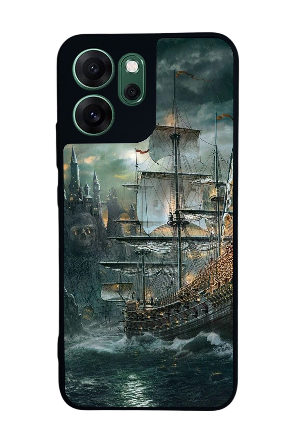 Oppo Reno 14F Uyumlu Korsan Tasarımlı Glossy Premium Kılıf