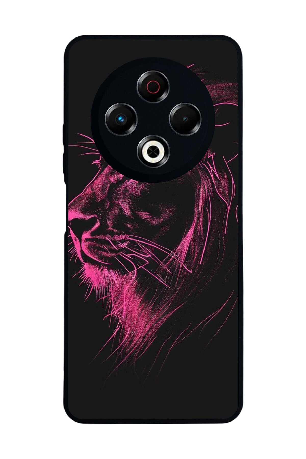 Tecno Spark 30 Uyumlu Aslan Tasarımlı Glossy Premium Kılıf