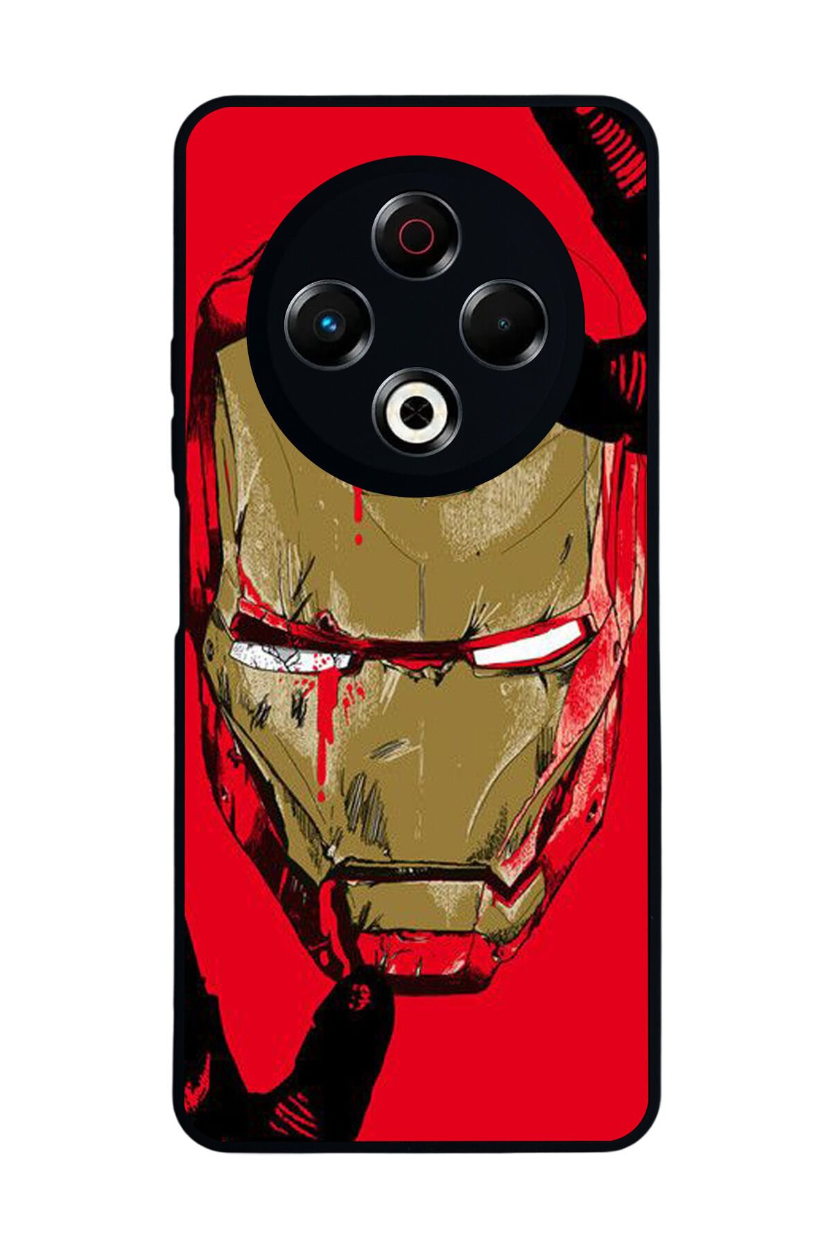 Tecno Spark 30 Uyumlu Iron Man ( Demir Adam ) Tasarımlı Glossy Premium Kılıf