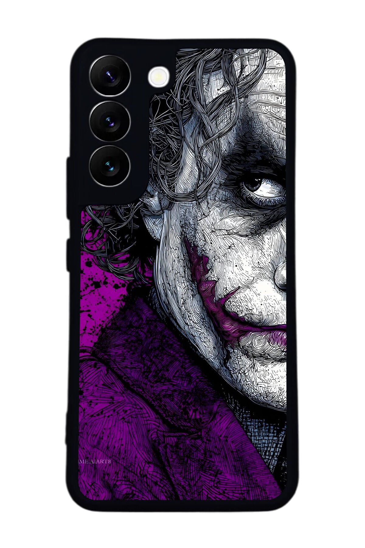 Samsung Galaxy S22 Uyumlu Joker Tasarımlı Glossy Premium Kılıf