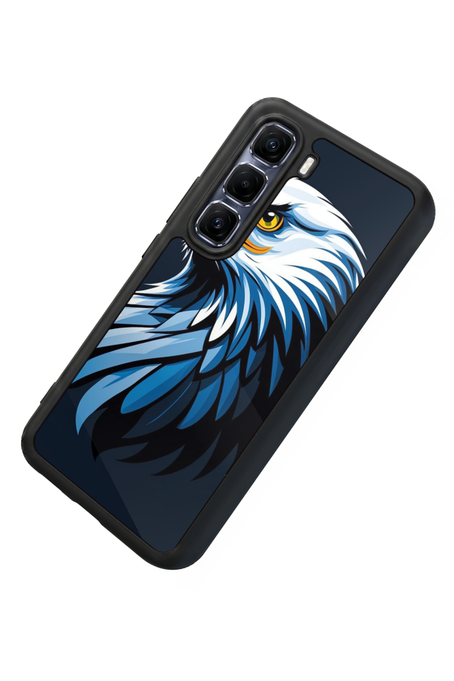 Infinix Hot 60 Pro Plus Uyumlu Besiktas Tasarımlı Glossy Premium Kılıf