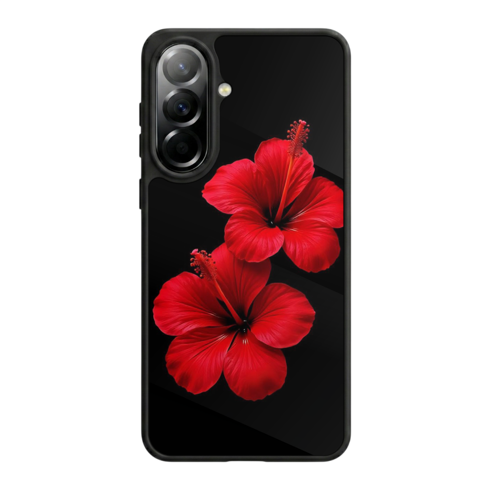Samsung Galaxy A57 Uyumlu Cicek Tasarımlı Glossy Premium Kılıf