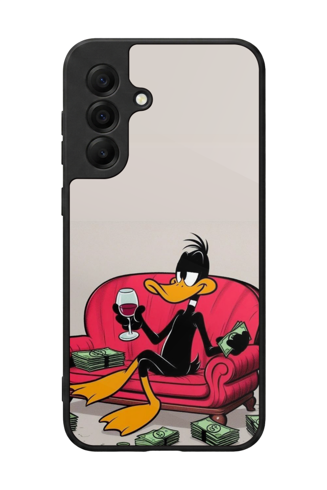 Samsung Galaxy A17 Uyumlu Daffy duck Tasarımlı Glossy Premium Kılıf