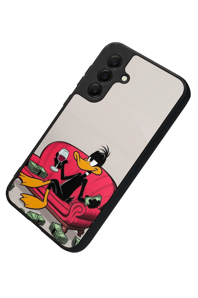 Samsung Galaxy A17 Uyumlu Daffy duck Tasarımlı Glossy Premium Kılıf
