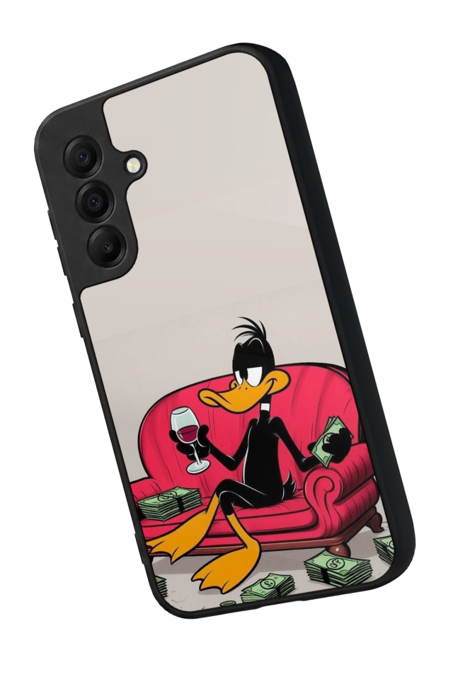 Samsung Galaxy A17 Uyumlu Daffy duck Tasarımlı Glossy Premium Kılıf