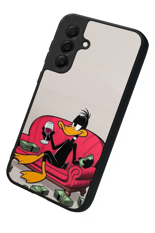 Samsung Galaxy A17 Uyumlu Daffy duck Tasarımlı Glossy Premium Kılıf
