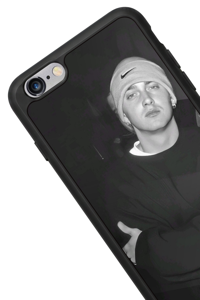 iPhone 6 Plus Uyumlu Eminem Tasarımlı Glossy Premium Kılıf
