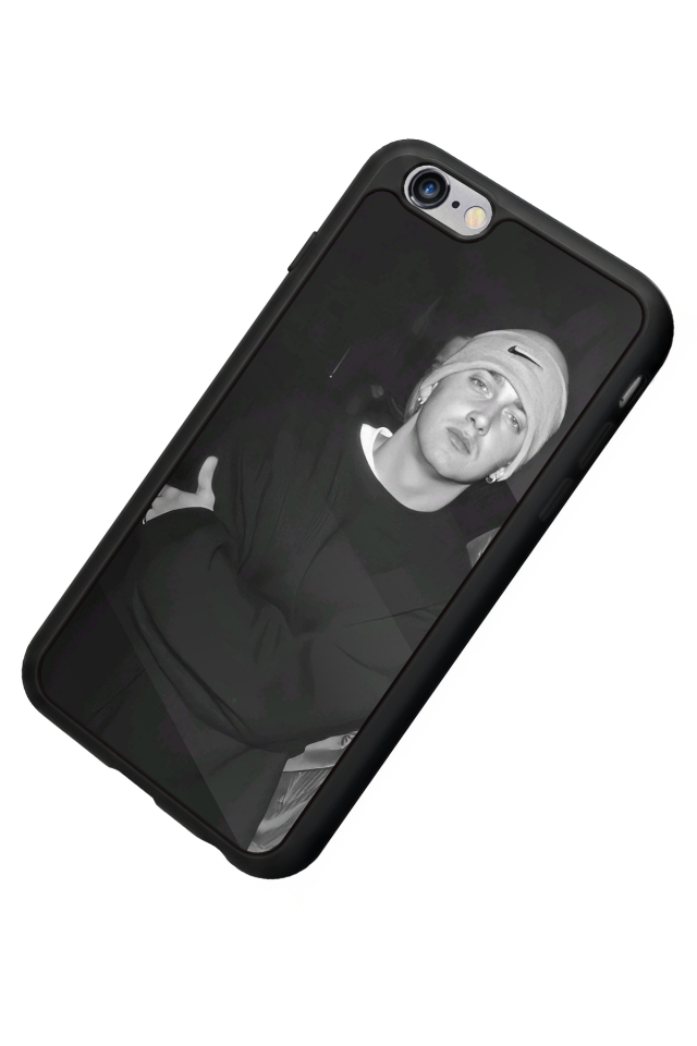 iPhone 6 Plus Uyumlu Eminem Tasarımlı Glossy Premium Kılıf