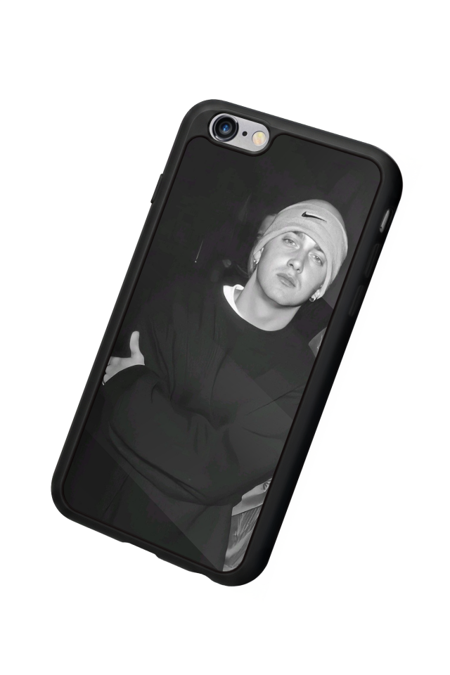 iPhone 6 Plus Uyumlu Eminem Tasarımlı Glossy Premium Kılıf