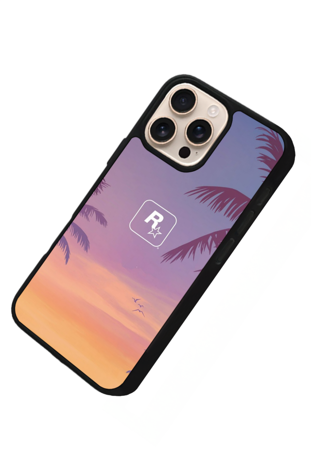 iPhone 16 Pro Max Uyumlu GTA Tasarımlı Glossy Premium Kılıf