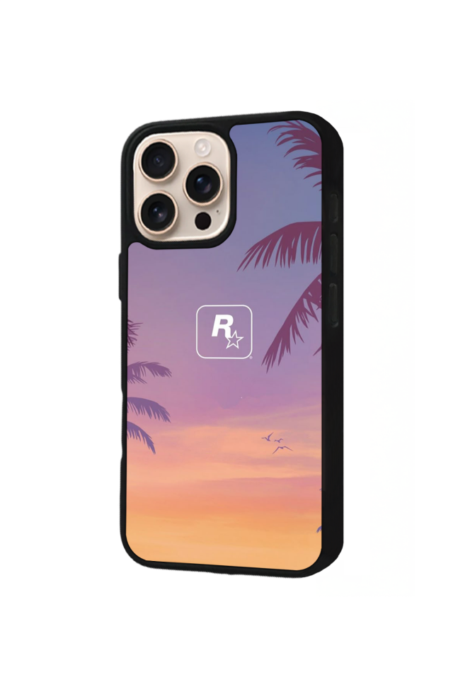 iPhone 16 Pro Max Uyumlu GTA Tasarımlı Glossy Premium Kılıf