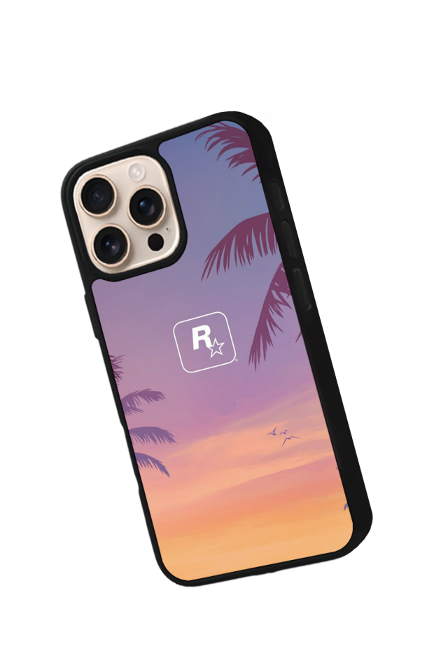 iPhone 16 Pro Max Uyumlu GTA Tasarımlı Glossy Premium Kılıf