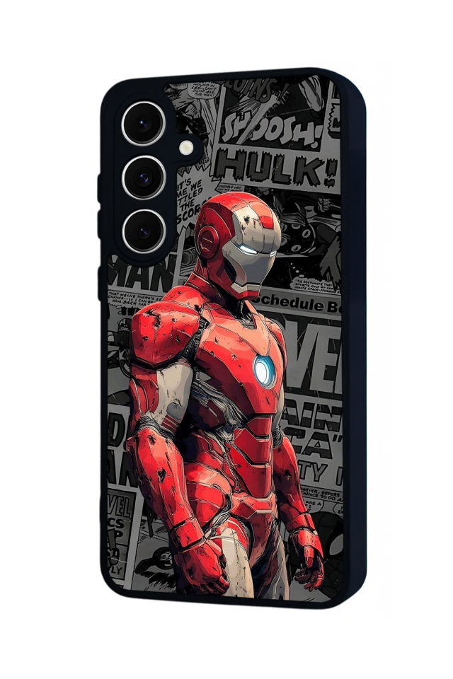 Samsung Galaxy A16 Uyumlu Iron Man ( Demir Adam ) Tasarımlı Glossy Premium Kılıf
