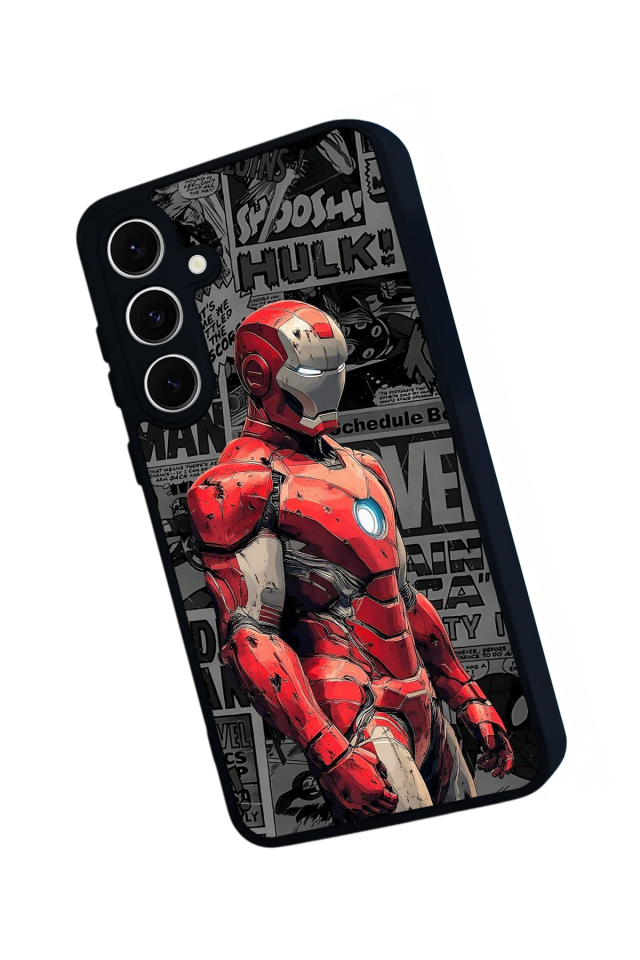 Samsung Galaxy A16 Uyumlu Iron Man ( Demir Adam ) Tasarımlı Glossy Premium Kılıf