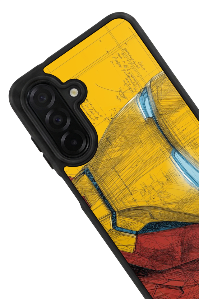 Samsung Galaxy A36 Uyumlu  Iron Man ( Demir Adam ) Tasarımlı Glossy Premium Kılıf