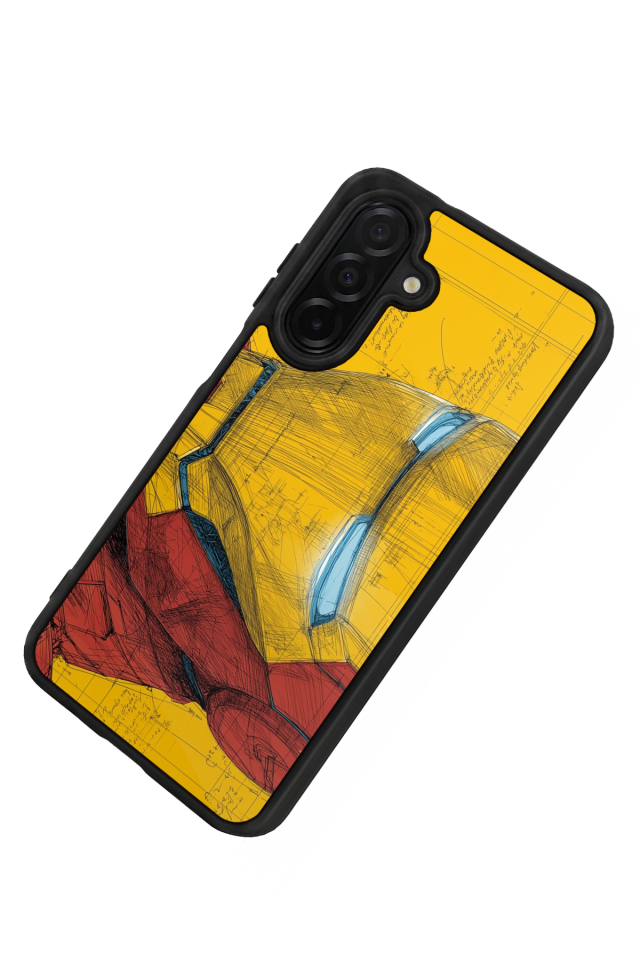 Samsung Galaxy A36 Uyumlu  Iron Man ( Demir Adam ) Tasarımlı Glossy Premium Kılıf