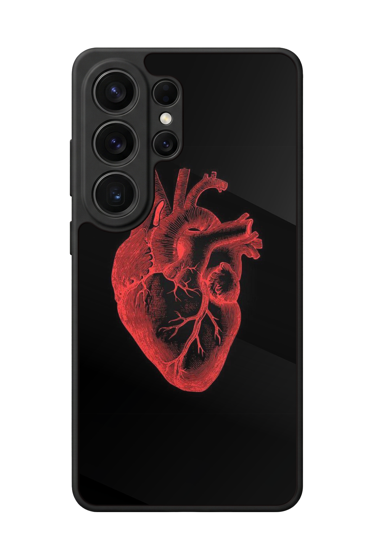 Samsung Galaxy S26 Ultra Uyumlu Kalp Love Tasarımlı Glossy Premium Kılıf