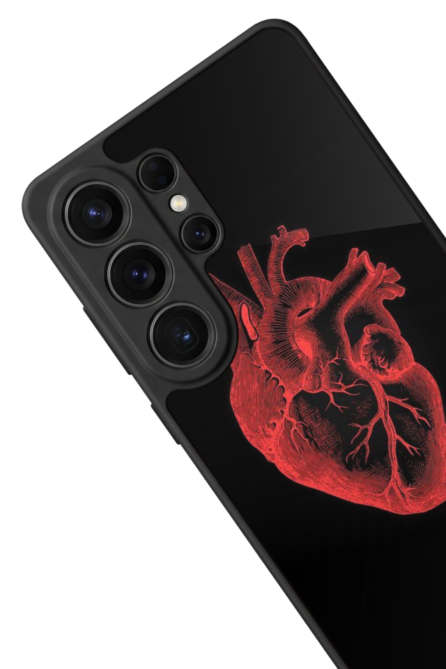 Samsung Galaxy S26 Ultra Uyumlu Kalp Love Tasarımlı Glossy Premium Kılıf