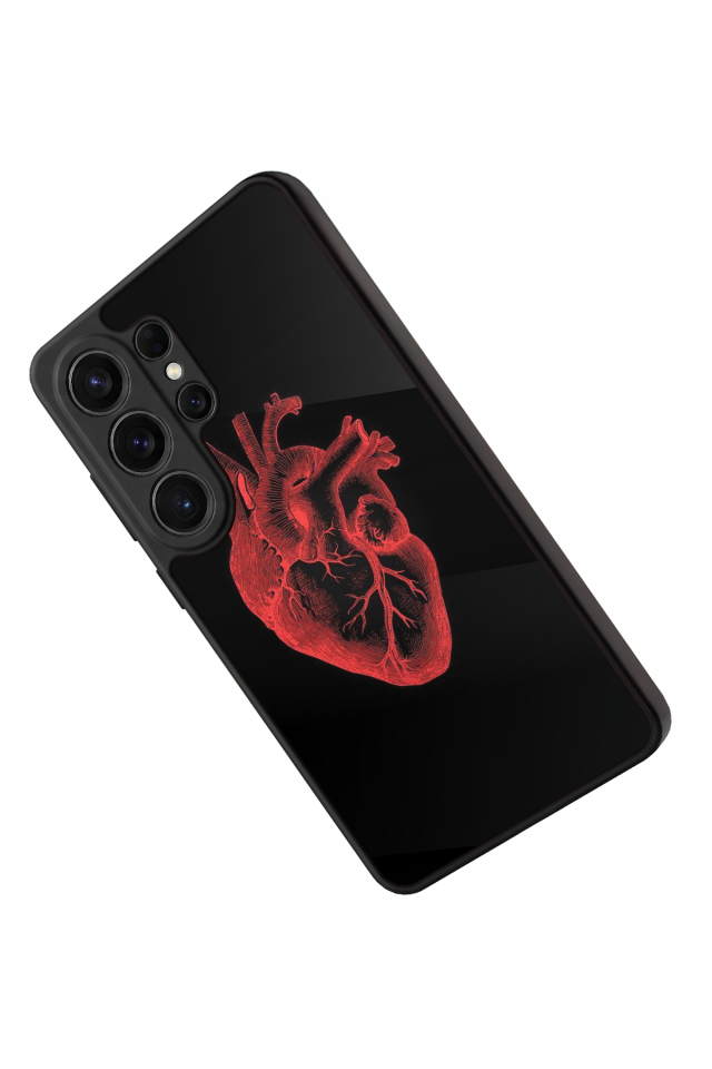 Samsung Galaxy S26 Ultra Uyumlu Kalp Love Tasarımlı Glossy Premium Kılıf