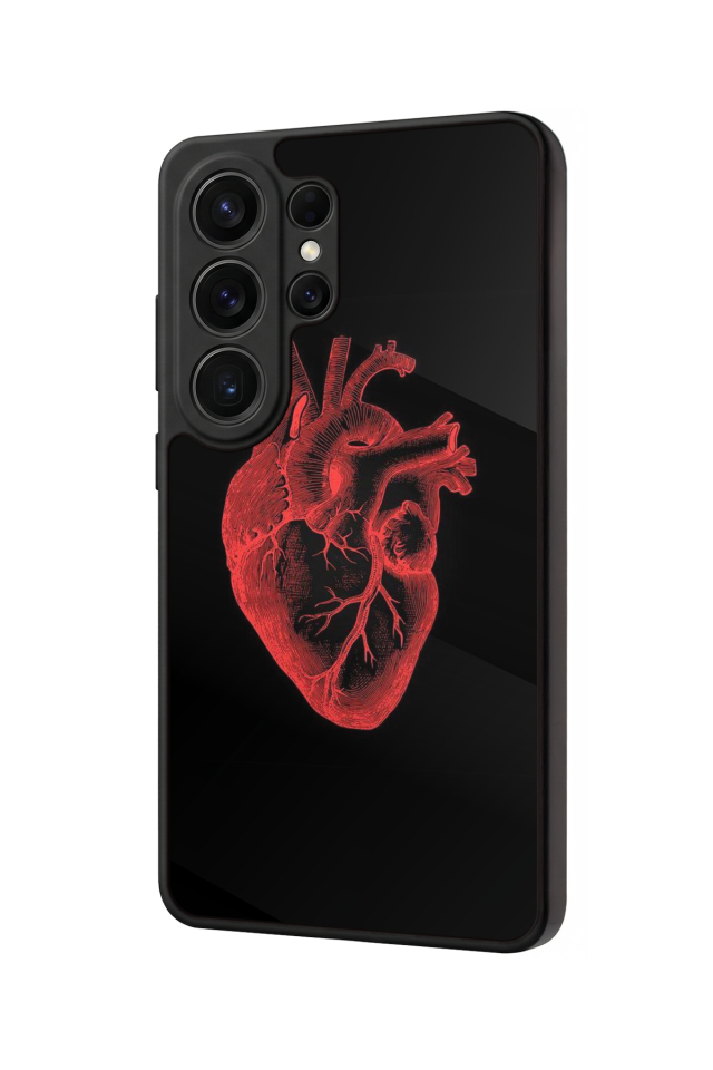 Samsung Galaxy S26 Ultra Uyumlu Kalp Love Tasarımlı Glossy Premium Kılıf