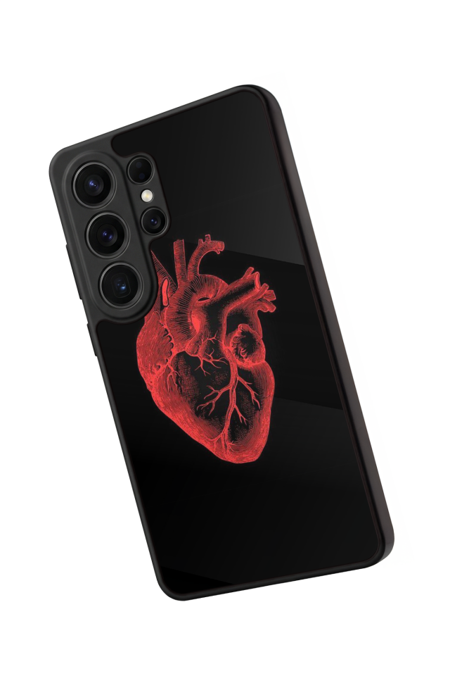 Samsung Galaxy S26 Ultra Uyumlu Kalp Love Tasarımlı Glossy Premium Kılıf