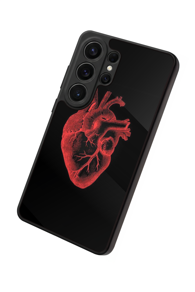 Samsung Galaxy S26 Ultra Uyumlu Kalp Love Tasarımlı Glossy Premium Kılıf