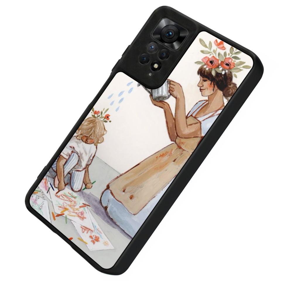 Xiaomi Redmi Note 12 Pro Uyumlu Kalp Love Tasarımlı Glossy Premium Kılıf