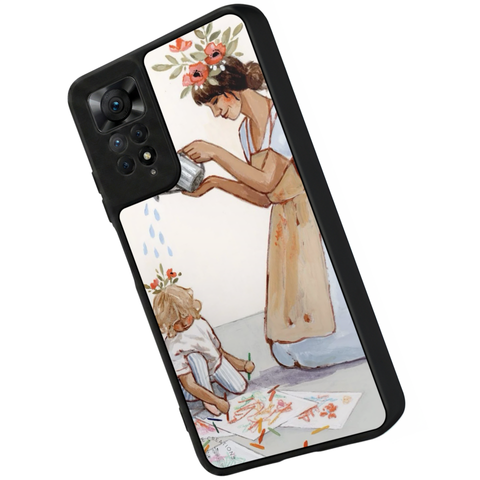 Xiaomi Redmi Note 12 Pro Uyumlu Kalp Love Tasarımlı Glossy Premium Kılıf