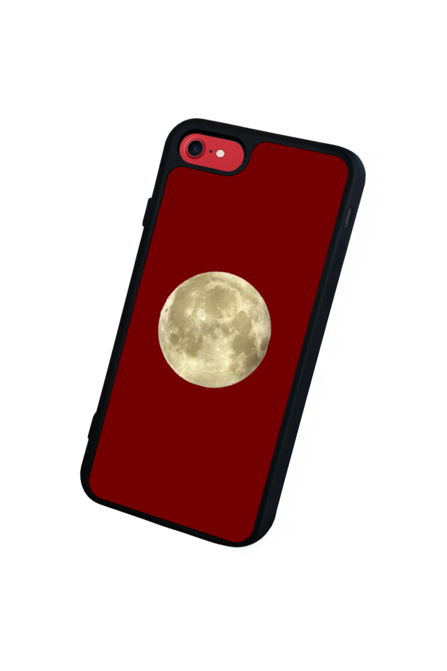 iPhone 8 Uyumlu Kirmizi Tasarımlı Glossy Premium Kılıf