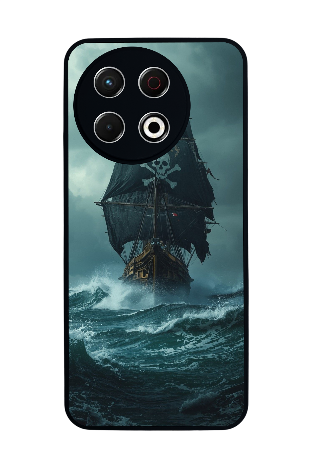 Tecno Spark 30 Pro Uyumlu Korsan Tasarımlı Glossy Premium Kılıf