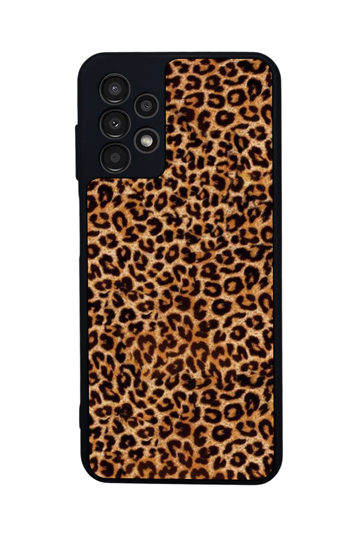 Samsung Galaxy A13 Uyumlu Leopar Tasarımlı Glossy Premium Kılıf