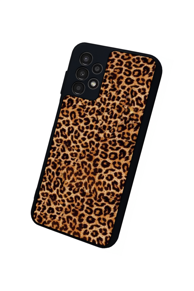 Samsung Galaxy A13 Uyumlu Leopar Tasarımlı Glossy Premium Kılıf