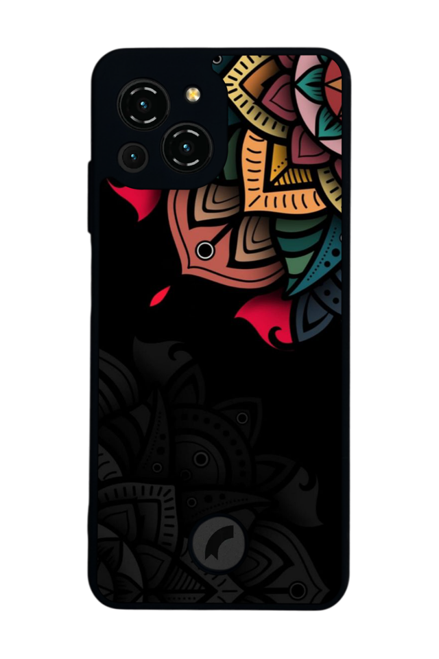 Reeder S23 Pro Max Uyumlu Mandala Tasarımlı Glossy Premium Kılıf