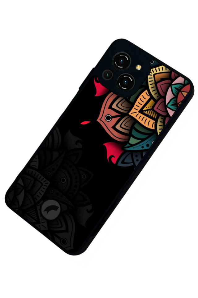 Reeder S23 Pro Max Uyumlu Mandala Tasarımlı Glossy Premium Kılıf