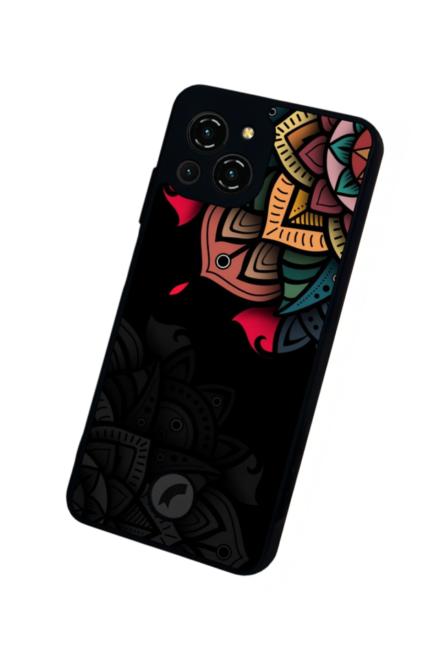 Reeder S23 Pro Max Uyumlu Mandala Tasarımlı Glossy Premium Kılıf