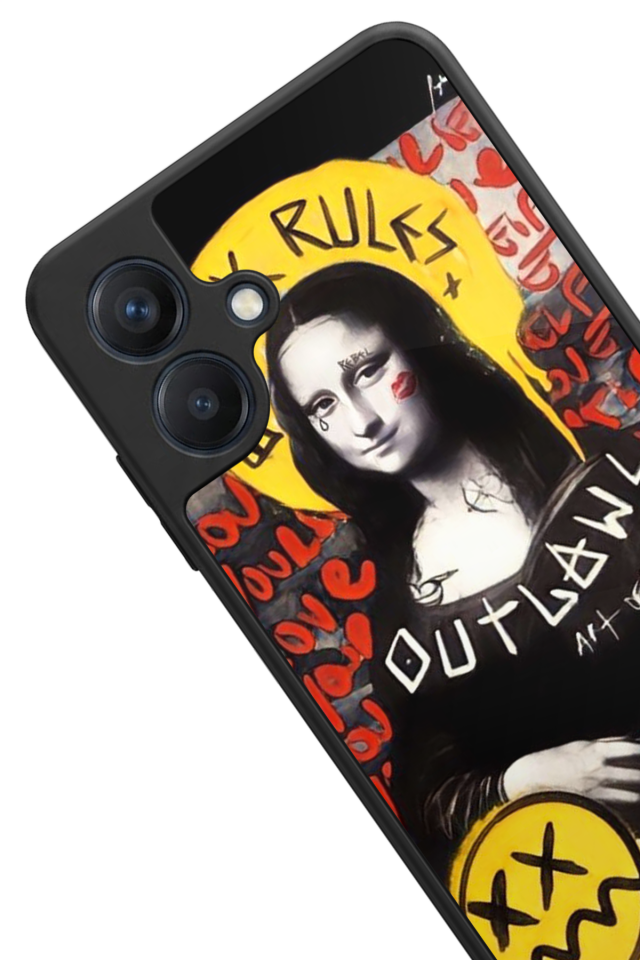 Samsung Galaxy A07 Uyumlu Monalisa Tasarımlı Glossy Premium Kılıf
