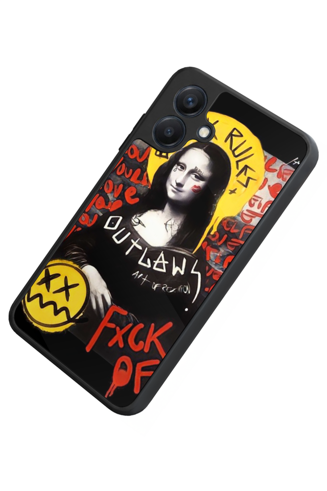 Samsung Galaxy A07 Uyumlu Monalisa Tasarımlı Glossy Premium Kılıf