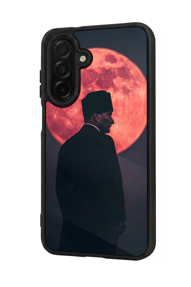 Samsung Galaxy A56 Uyumlu Mustafa Kemal Ataturk Tasarımlı Glossy Premium Kılıf